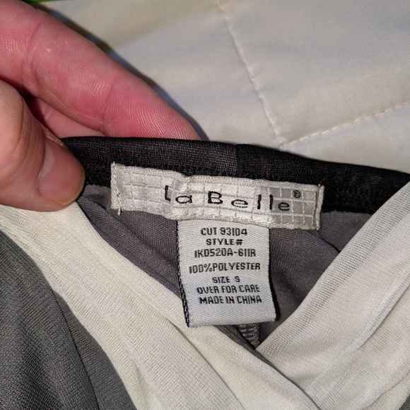 La Belle Black/Gray Dress - Picture 2 of 3